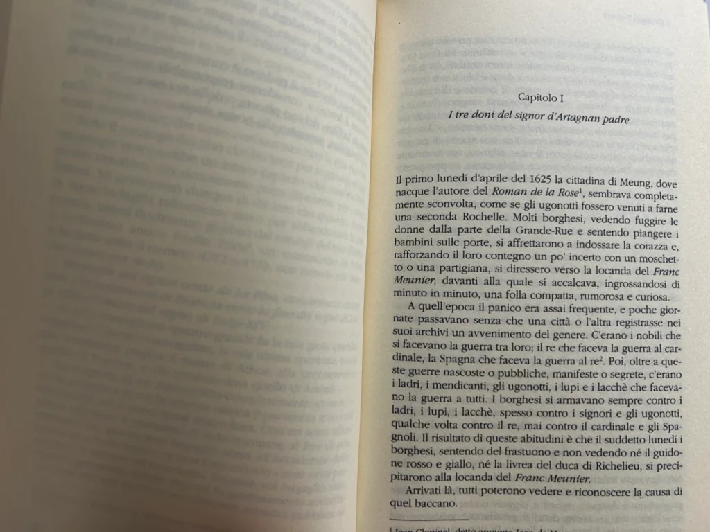 Incipit Tre Moschettieri
